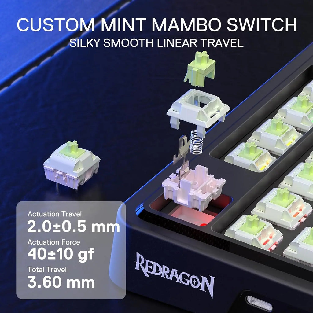 Mirage 75% Gasket-Mounted Mechanical Keyboard | Pro Triple-Mode Wireless