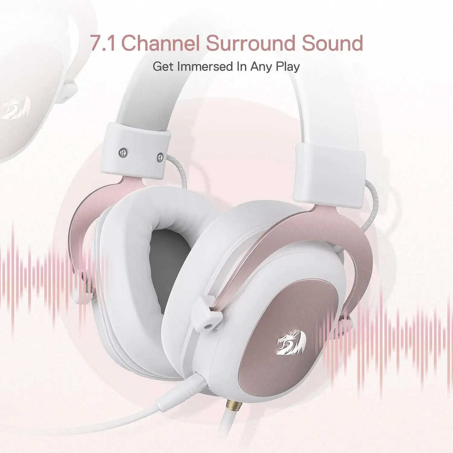 H510 Zeus Pure White | Pro-Grade Studio Gaming Headset