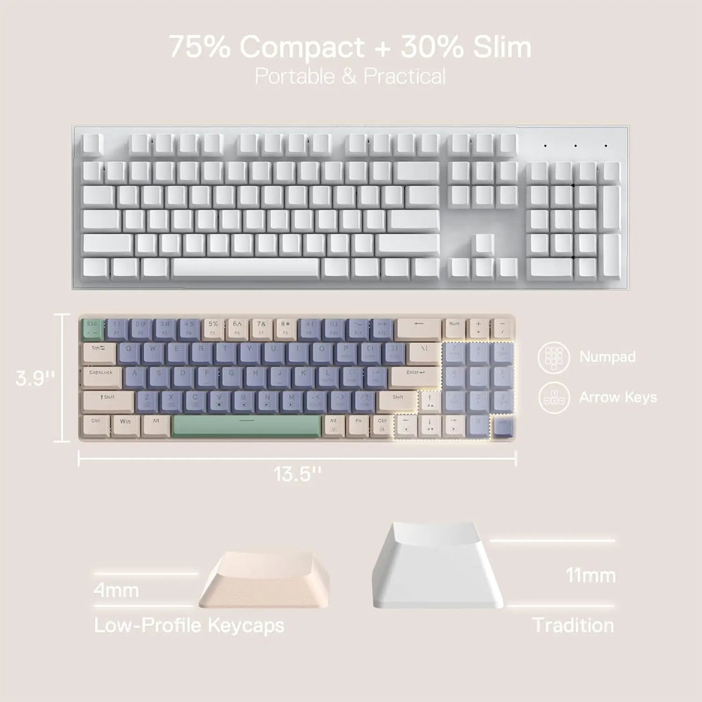 BS8772 Edge | Slim Wireless Mechanical Suite