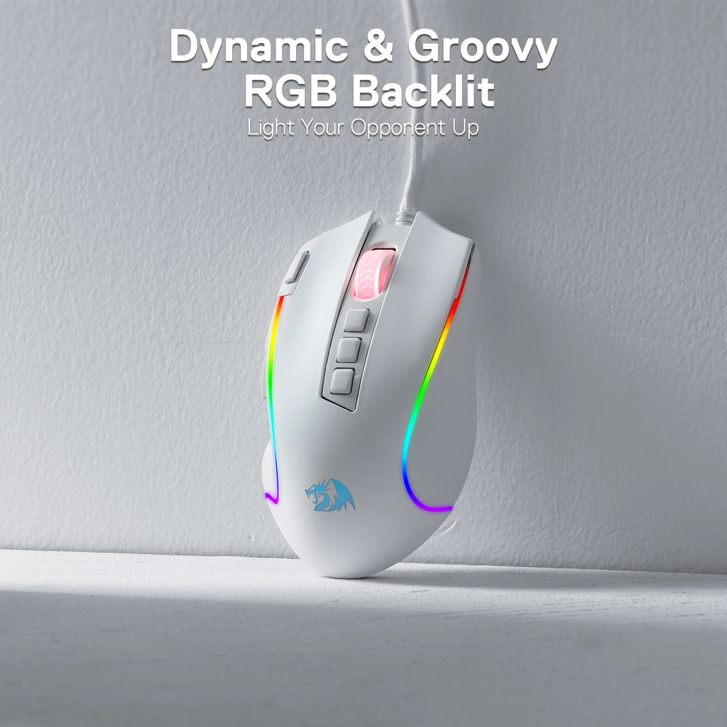 M612 Predator Pure White | Pro Macro Gaming Mouse