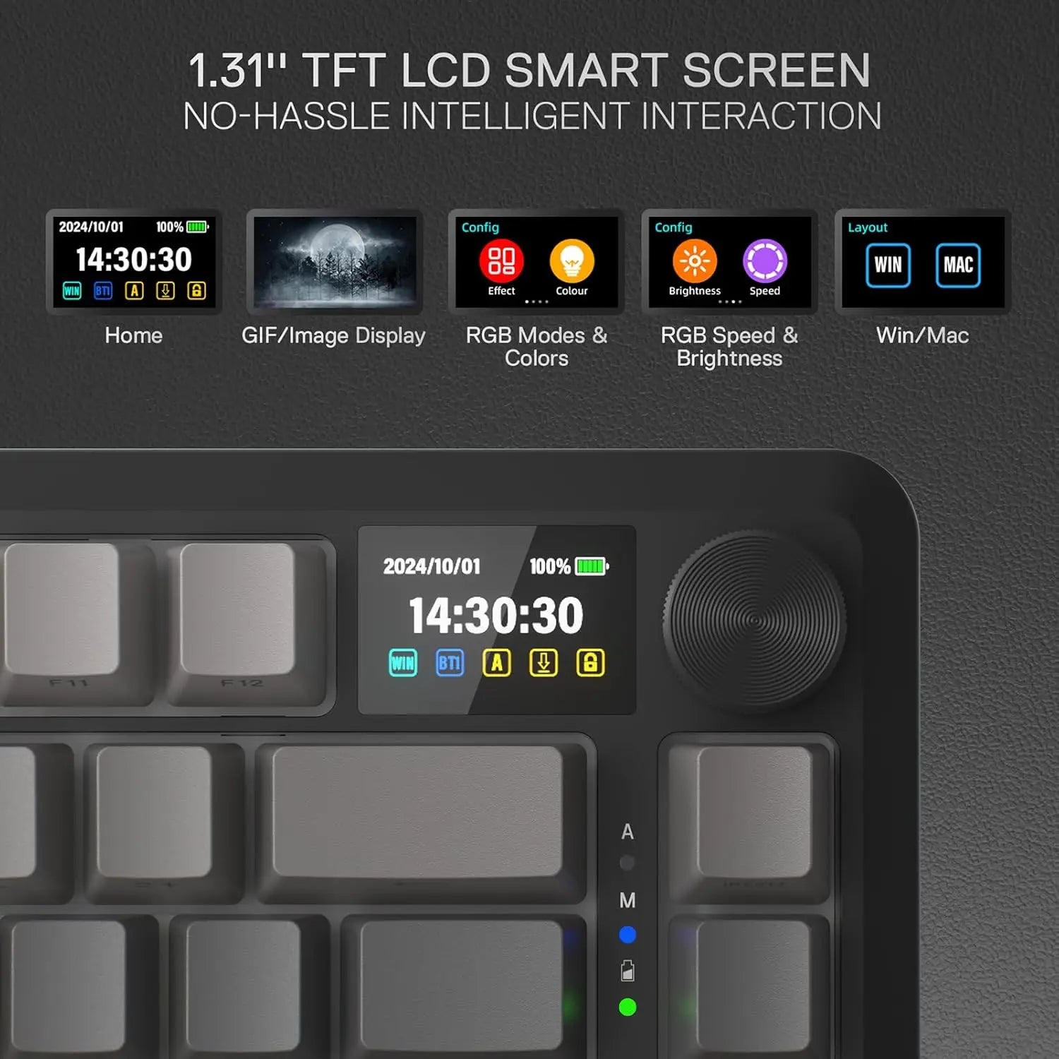 K724 PRO Gradient | Hot-Swap Wireless Gasket Keyboard