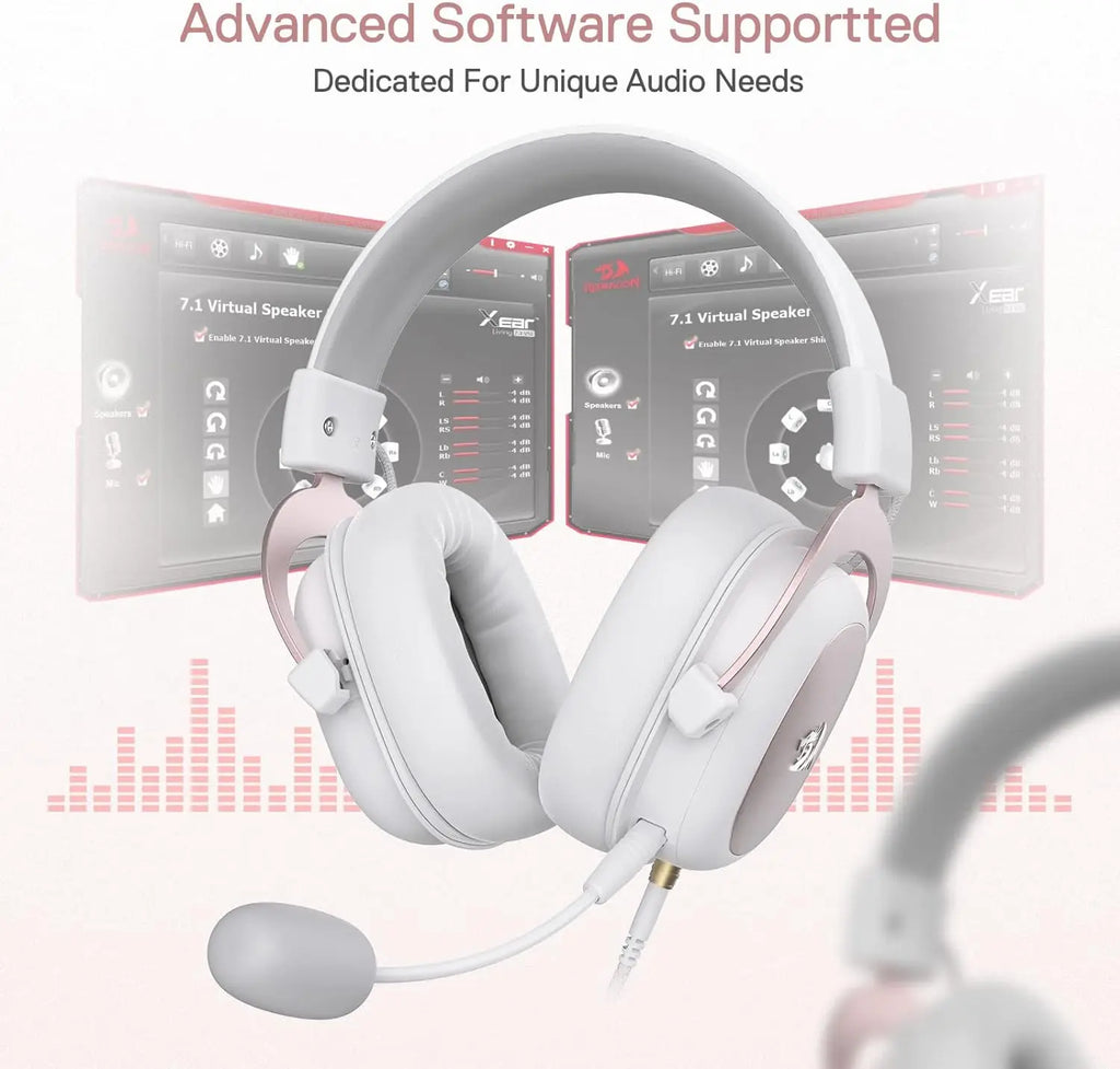 H510 Zeus Pure White | Pro-Grade Studio Gaming Headset