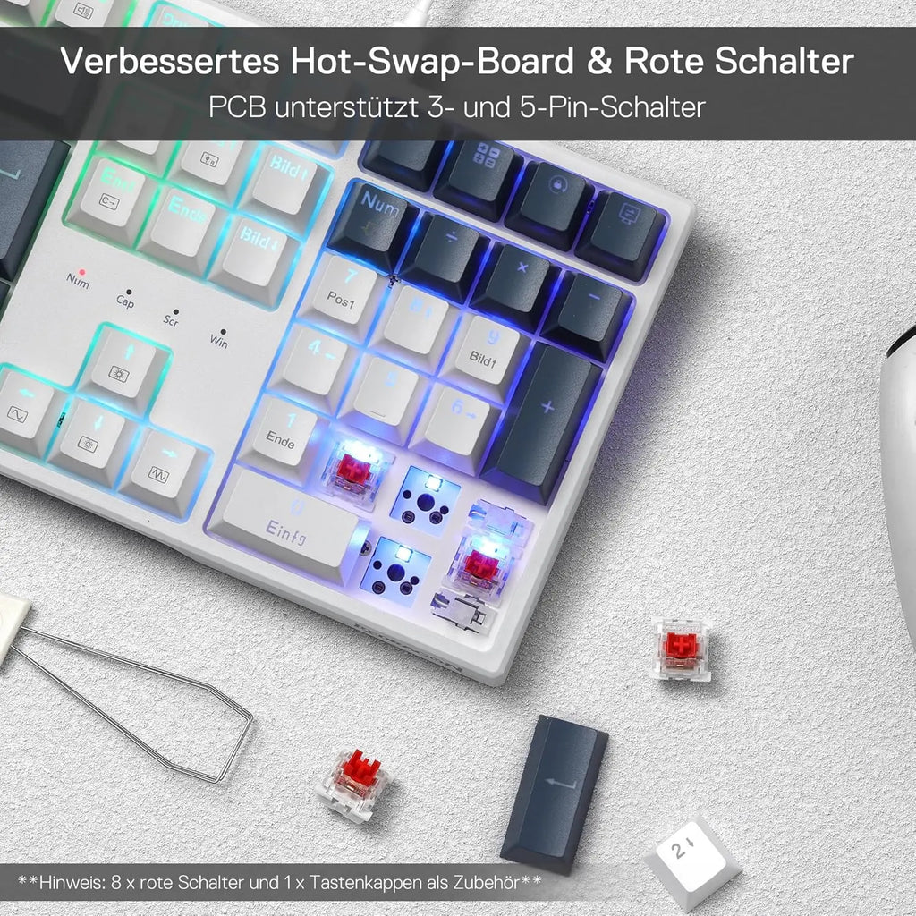 K668 Silent Apex | Pro QWERTZ Gaming Keyboard