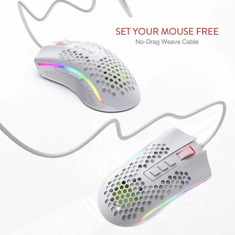 M808 Storm Apex | Pro Honeycomb FPS Gaming Mouse