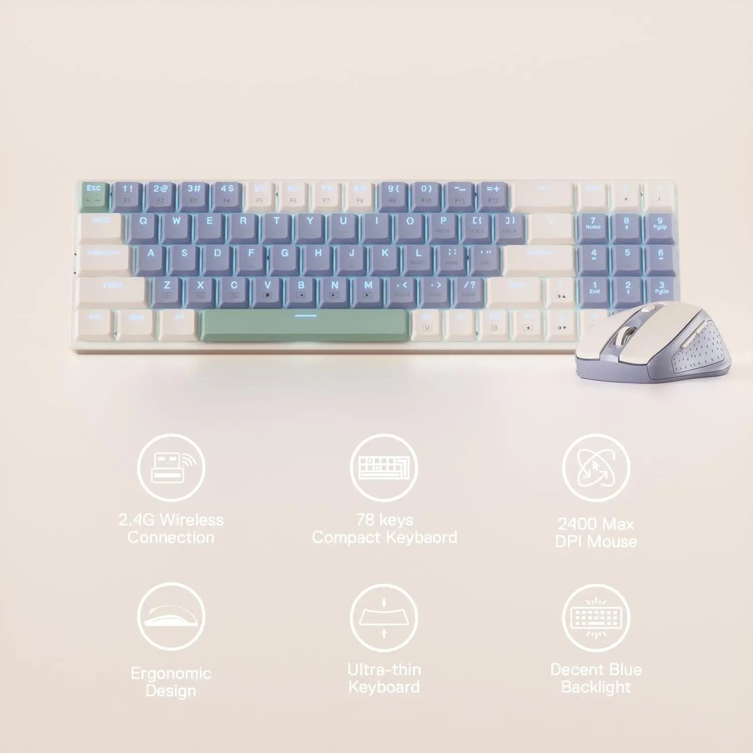 BS8772 Edge | Slim Wireless Mechanical Suite