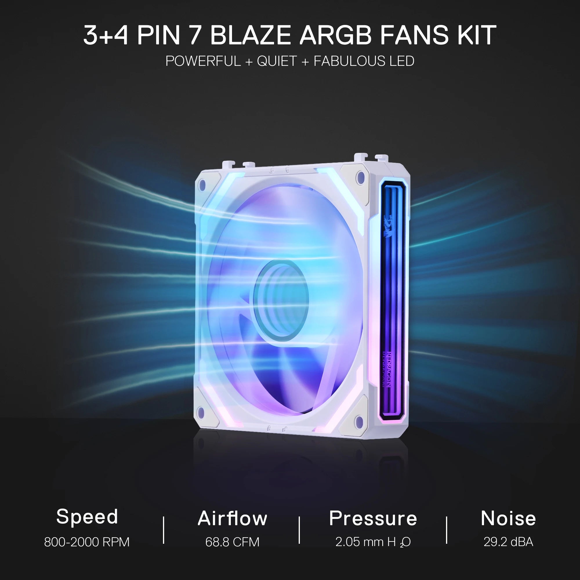Nexus 120R | Daisy-Chain PWM ARGB Fan