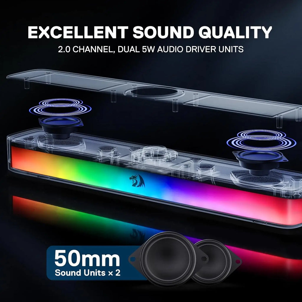 Zenith 2.0 Acoustic Soundbar | Dual-Mode Desktop Audio Matrix
